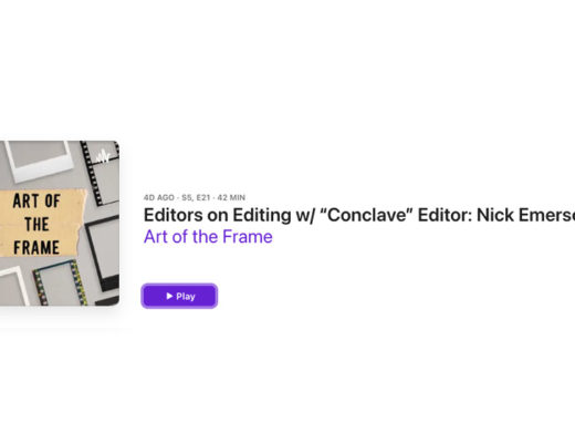 Art of the Frame Podcast: Editors on Editing with “Conclave” Editor Nick Emerson 4