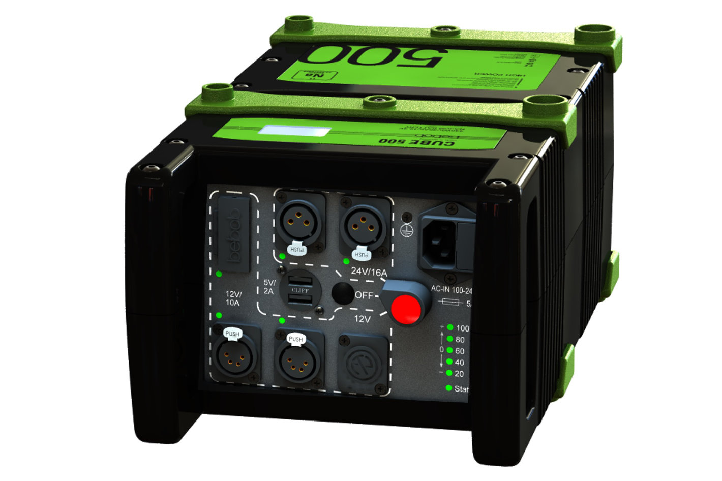 Eco-friendly power for broadcast and film: the bebob Green CUBE 1200