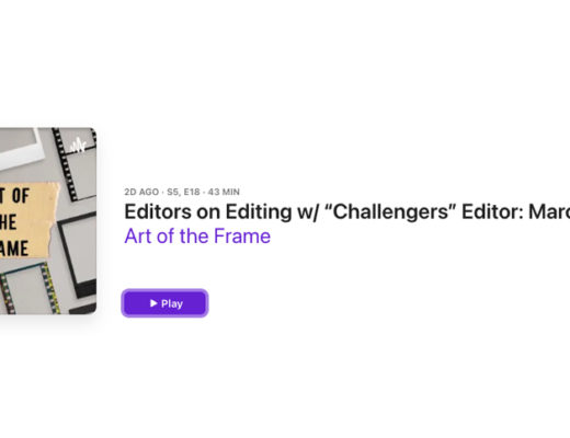 Art of the Frame Podcast: Editors on Editing with “Challengers” Editor Marco Costa 8