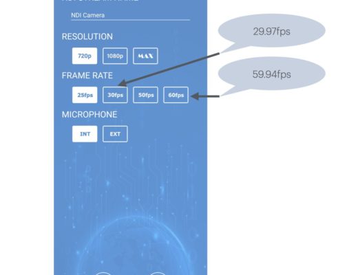 NDI Camera app adds missing 25fps, 50fps and more 18