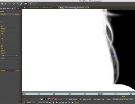 After Effects Refine Edges