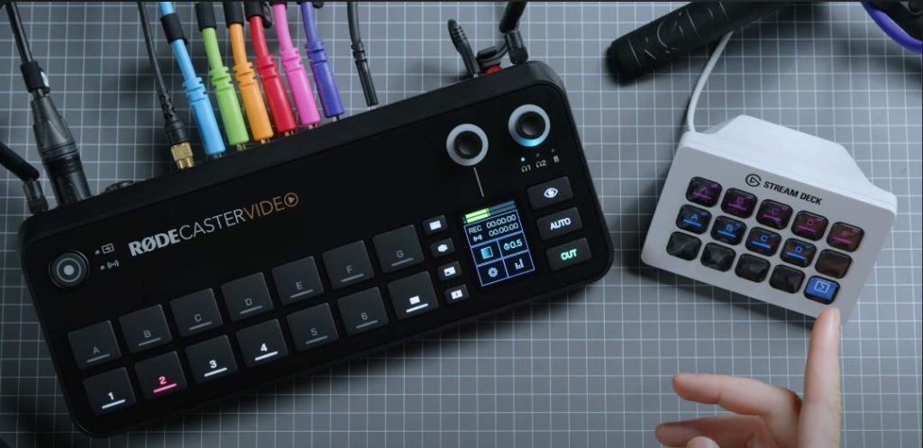 Stream Deck now controls RØDECaster Video mixer/switcher 3