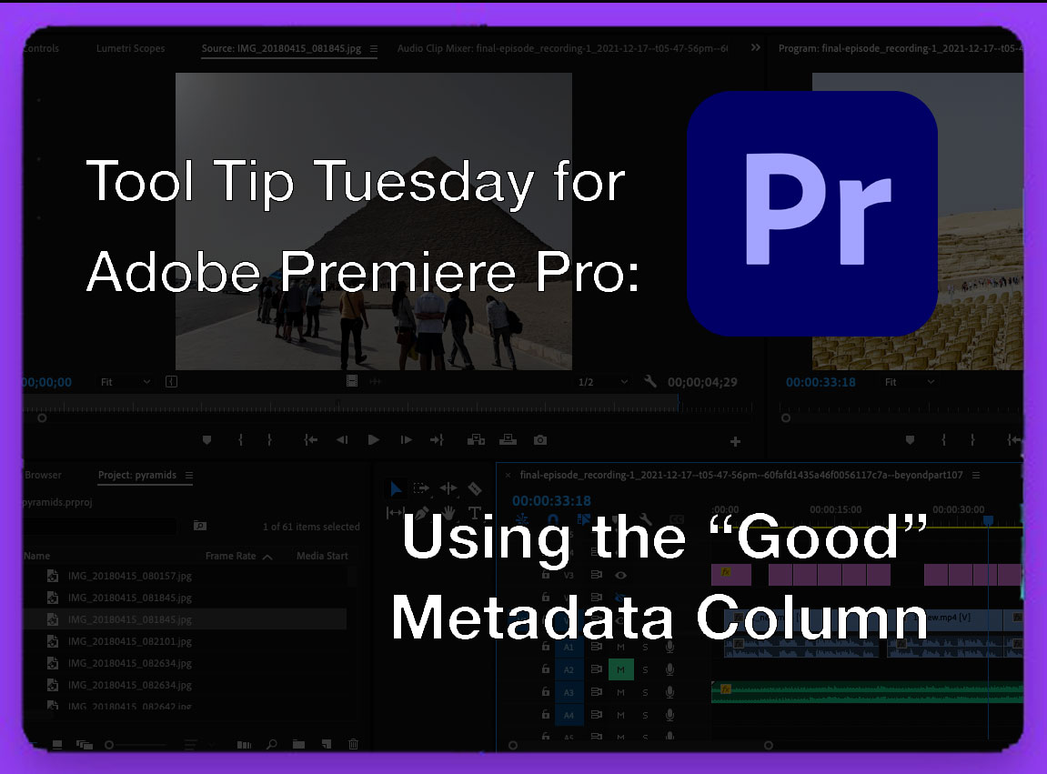 Tool Tip Tuesday for Adobe Premiere Pro: The Good Column 14