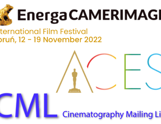 ACES, CML, and Camerimage logos