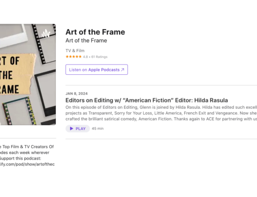 Art of the Frame Podcast: Editors on Editing with “American Fiction” Editor Hilda Rasula 6