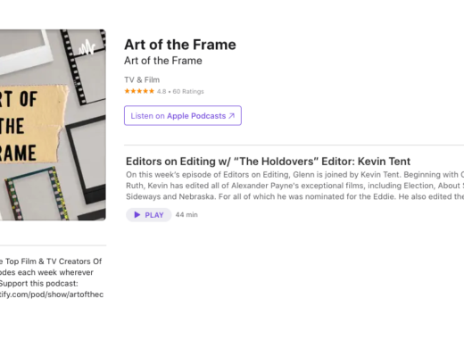 Art of the Frame Podcast: Editors on Editing with “The Holdovers” Editor: Kevin Tent 8