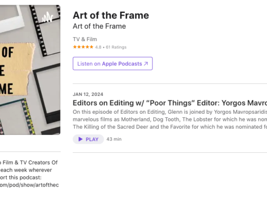 Art of the Frame Podcast: Editors on Editing with “Poor Things” Editor: Yorgos Mavropsaridis 3